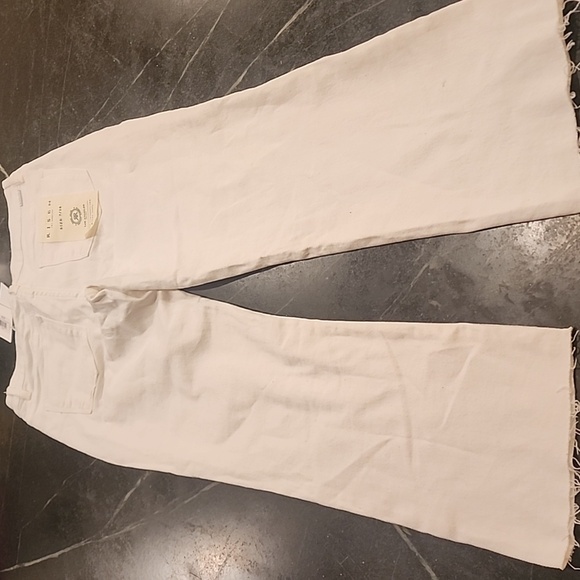 NWT RISEN Jeans With Tummy Control Mid Rise Straight Jeans White Size 7/28 - Picture 8 of 12